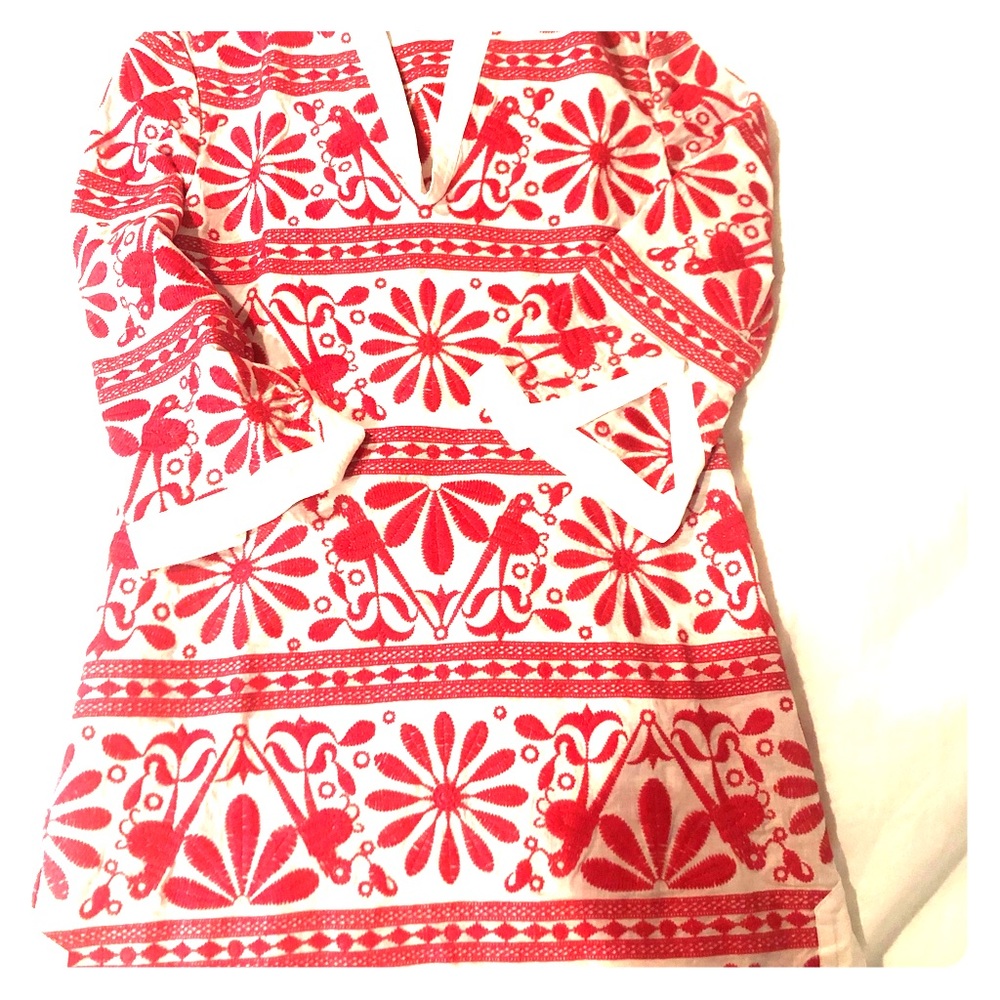 Tory Burch Embroidered Caftan